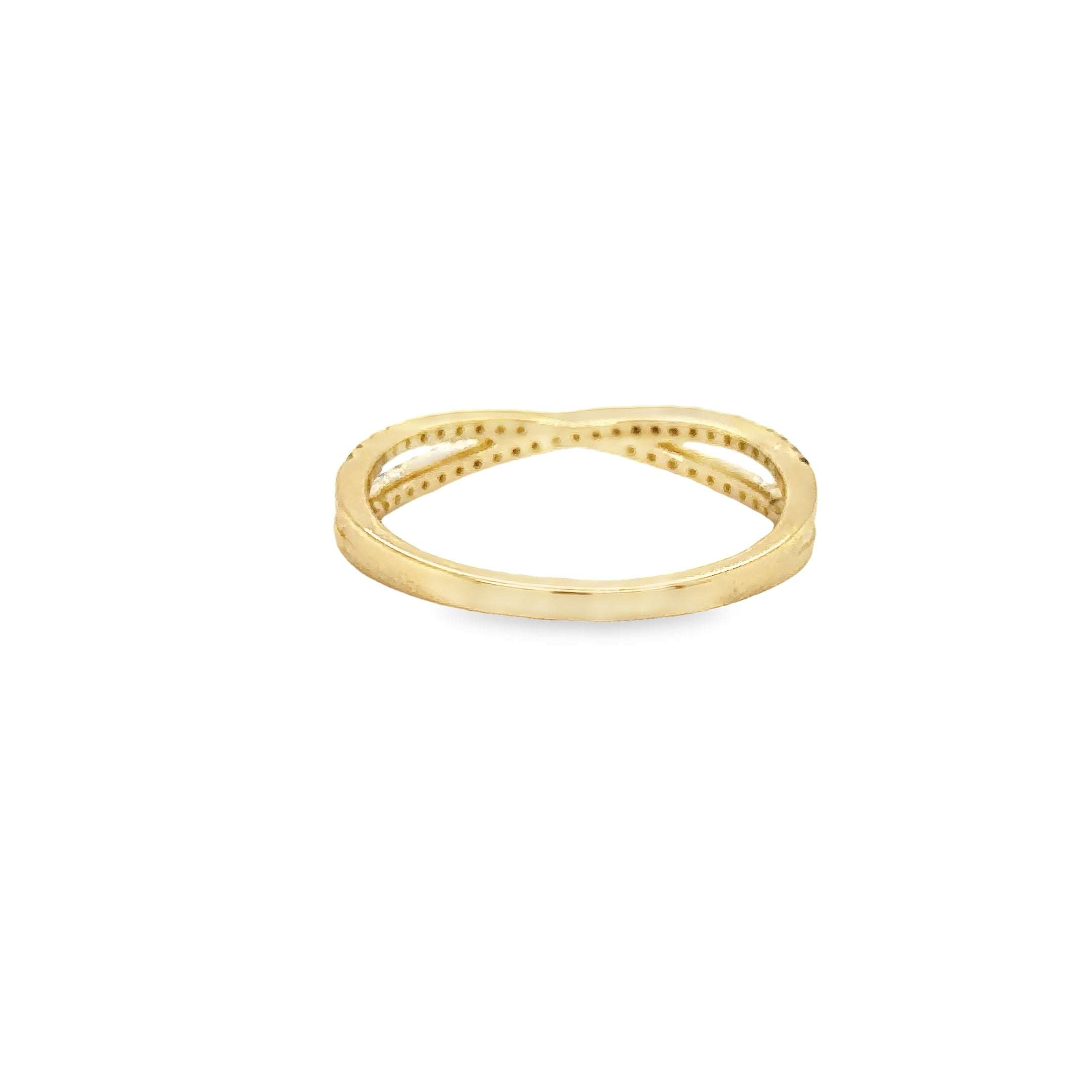 14K Yellow Gold Sapphire & Diamonds Ring 0.31 TCW